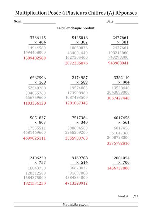 Multiplication d'un Nombre à 7 Chiffres par un Nombre à 3 Chiffres (A) page 2
