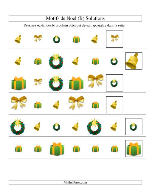 Motifs de Noël avec Deux Particularités (forme & taille) 2ème Partie (B) page 2