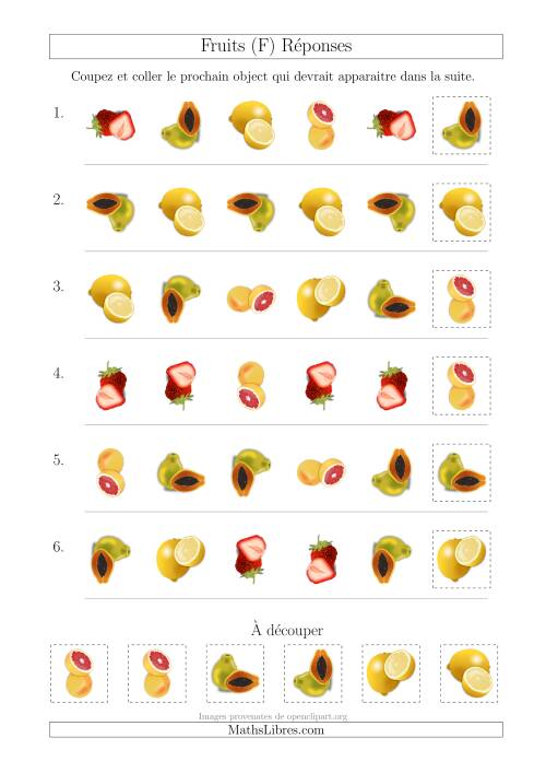 Patrons des Fruits avec Deux Particularités (Forme et Rotation) (F) page 2