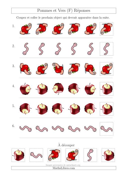 Patrons des Pommes et Vers avec Une Seule Particularité (Rotation) (F) page 2