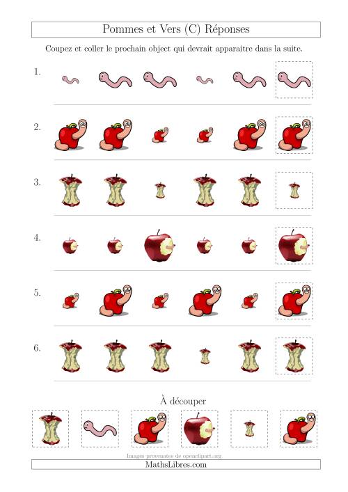 Patrons des Pommes et Vers avec Une Seule Particularité (Taille) (C) page 2