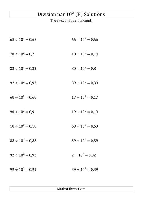 Division de nombres entiers par 10² (E) page 2