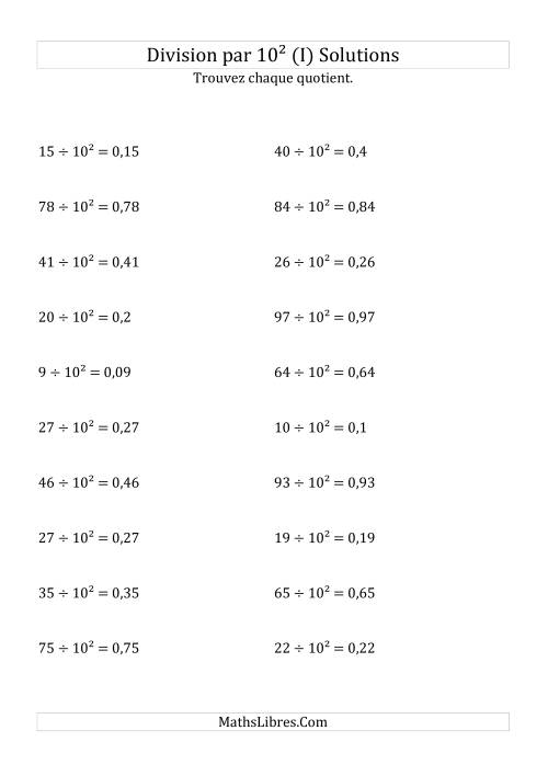 Division de nombres entiers par 10² (I) page 2