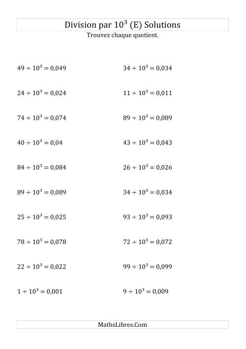 Division de nombres entiers par 10³ (E) page 2