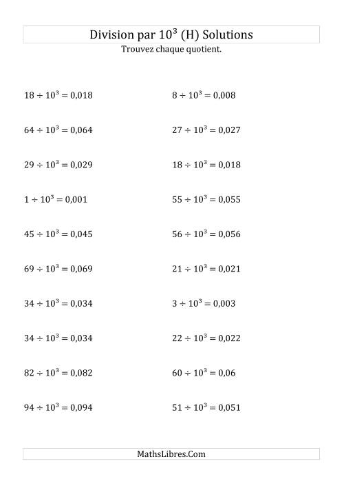Division de nombres entiers par 10³ (H) page 2