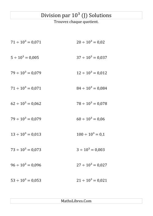 Division de nombres entiers par 10³ (J) page 2
