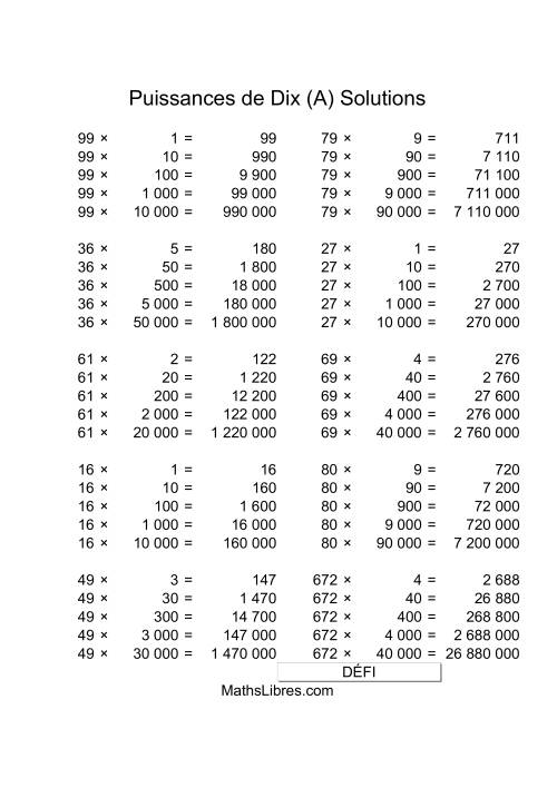 Nombres deux-chiffres multipliés par multiples de puissances positives de dix (Tout) page 2