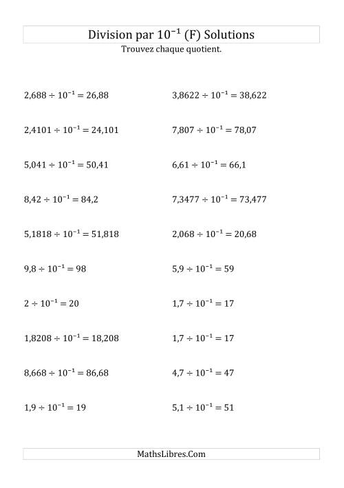 Division de nombres décimaux par 10<sup>-1</sup> (F) page 2