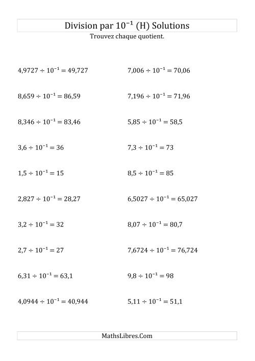 Division de nombres décimaux par 10<sup>-1</sup> (H) page 2