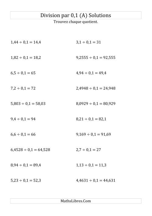 Division de nombres décimaux par 0,1 (Tout) page 2