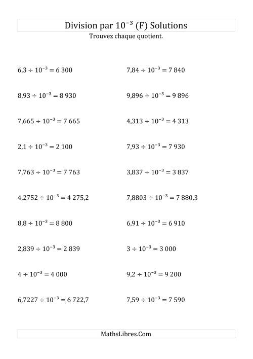 Division de nombres décimaux par 10<sup>-3</sup> (F) page 2
