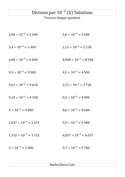 Division de nombres décimaux par 10<sup>-3</sup> (G) page 2