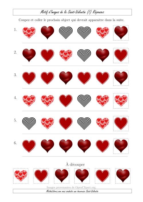 Motif d'Images de la Saint Valentin avec la Forme Comme Attribut Seulement (I) page 2
