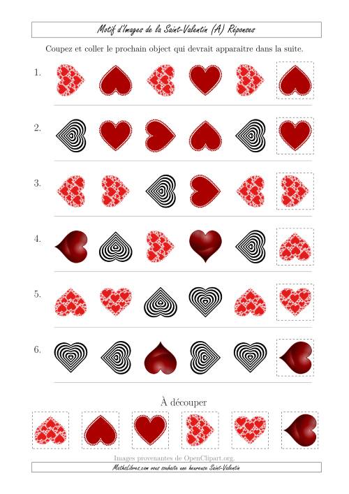 Motif d'Images de la Saint Valentin avec la Forme & la Rotation  Comme Attributs (A) page 2