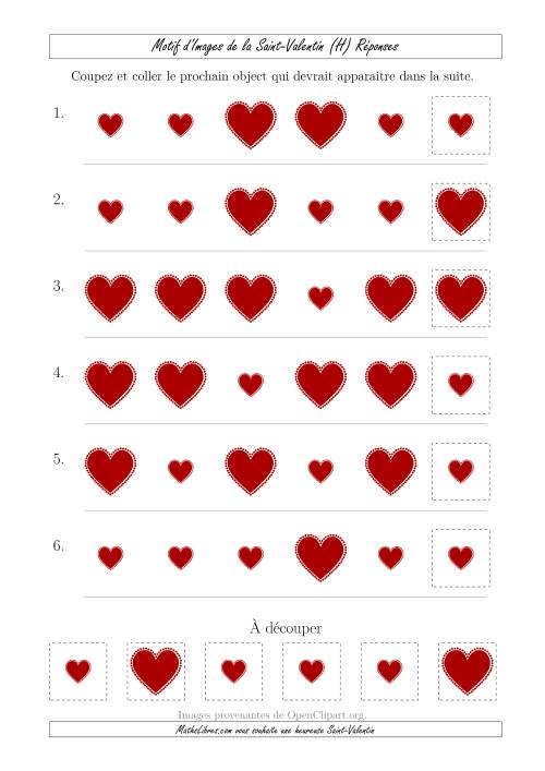Motif d'Images de la Saint Valentin avec la Taille  Comme Attribut Seulement (H) page 2