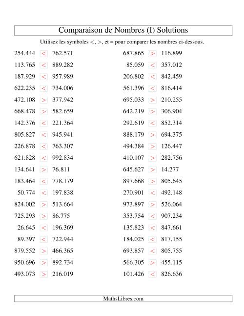 Comparaisons des chiffres jusqu'à 1.000.000 (version EU) (I) page 2