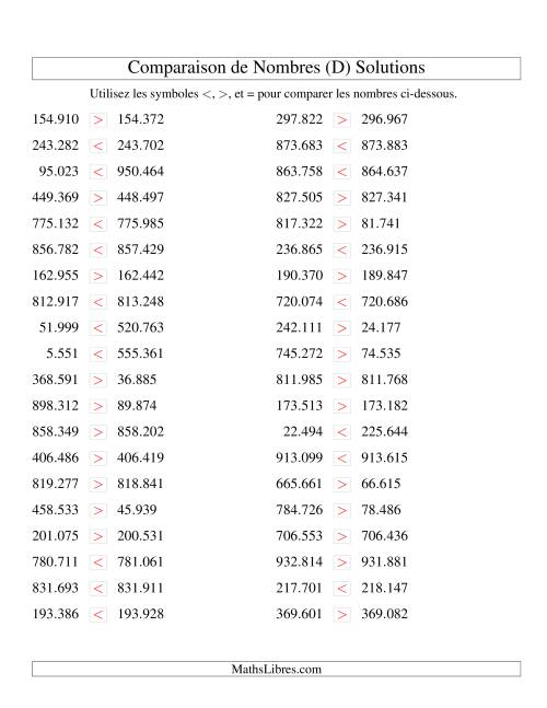 Comparaisons des chiffres jusqu'à 1.000.000 rapprochés (version EU) (D) page 2