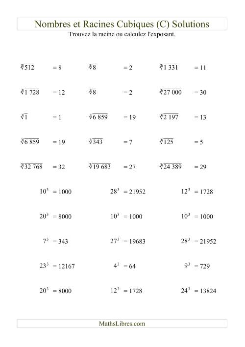 Nombres et racines cubiques (C) page 2