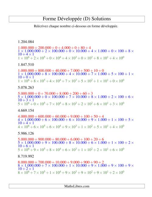 Écriture de nombres en forme dévoleppée 1.000.000 à 9.999.999 (version EU) (D) page 2