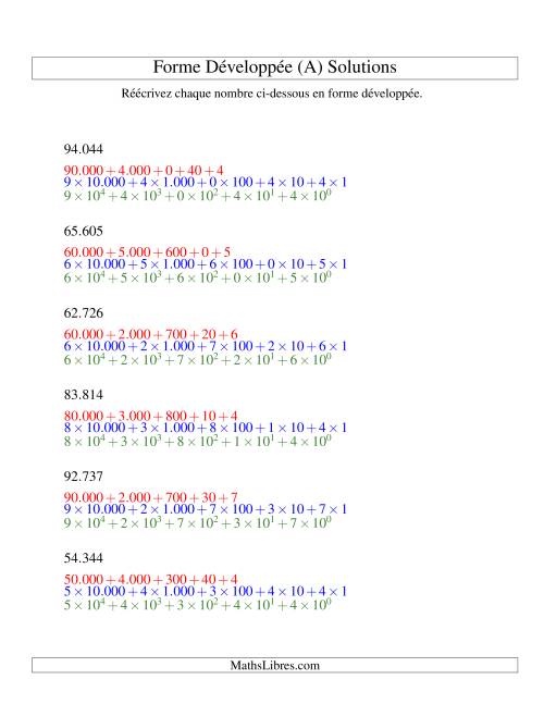 Écriture de nombres en forme dévoleppée 10.000 à 99.999 (version EU) (A) page 2
