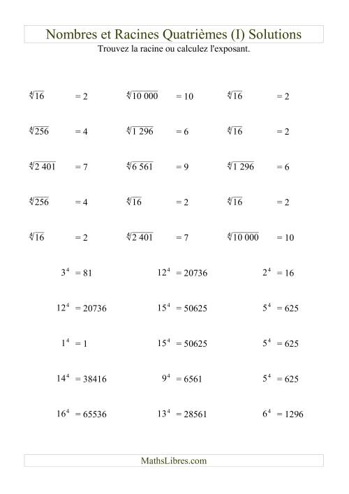 Nombres et racines quatrièmes (I) page 2